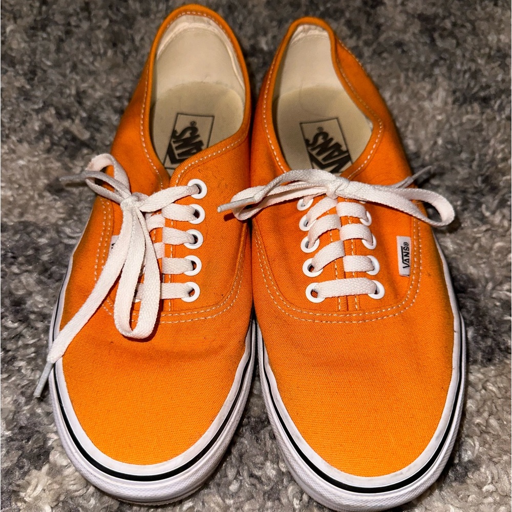 Orange classic vans
